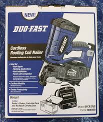 duo fast dfcr175c cordless roofing coil