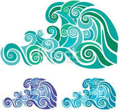 Waves Stencil Google Search Drawing Inspirationz Pinterest