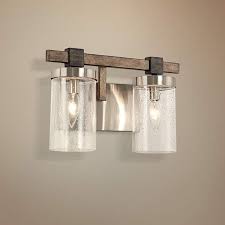 Bridlewood 8 3 4 High Brushed Nickel 2 Light Wall Sconce 47h17 Lamps Plus