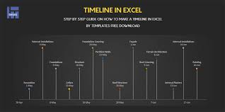 create a timeline in excel free template
