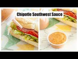 chipotle southwest sauce subway