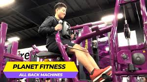 planet fitness back machines how to