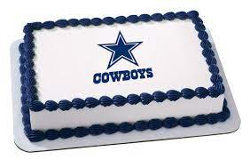 Dallas Cowboy Sheet Cake gambar png