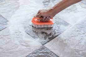 how to deep clean tile floors family