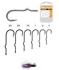 Mustad Hooks Catalog Size Chart Jig Fly And Circle Hooks