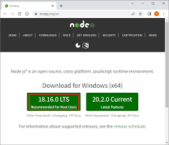 deploy node js application on windows
