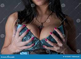 Big boobs and a cross stock photo. Image of beauty, lovely - 18165590