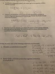 Balanced Chemical Equation