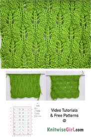 lace leaf knitting sch patterns
