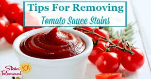 spaghetti sauce stain removal tips