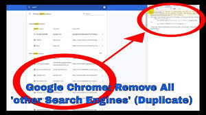 You can use this as a search platform to find anything at a faster rate. Google Chrome Remove All Other Search Engines Duplicate Youtube