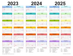 02.04.2022 · the 2021 calendar is automatically generated and can always be visited online. 2023 2025 Three Year Calendar Free Printable Pdf Templates