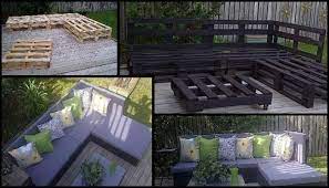 Turn Old Pallets Into Patio Furniture