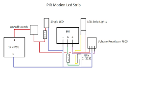 A wide variety of 12v led lights wiring. 12v Led Strip Lights Controlled By Pir Want To Add Ldr To Project Electrical Engineering Stack Exchange