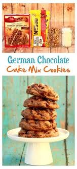 It is so easy to put together and very good, but can be ingredients. German Chocolate Cake Box Duncan Hines In 2020 Cake Mix Cookie Recipes Chocolate Cake Mix Cookies Chocolate Cookie Recipes