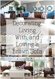 decorating with a brown sofa grey