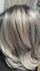 Gray hair can be colored many different shades, such as platinum blonde, medium brown, or pure black (for this color, we recommend simply color jet black 1.0). Pin On Blondes