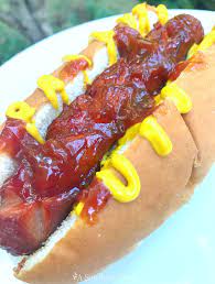 grilled barbecued hot dogs a southern