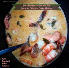slow cooker coconut curry shrimp fit