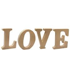 Promo Wooden Plaque Letters Wall Decal