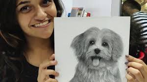 Make the strokes to form the legs and tail. How To Draw Hyper Realistic Dog Portrait Sketch Of Dog Timelapse Paintingtube