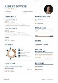 Social Media Intern Resume Example And Guide For 2019
