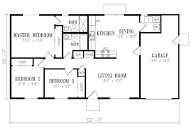 Ranch Style House Plans Garage Floor Plans