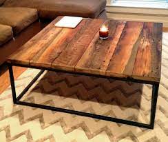 Extra Large Wood Coffee Table Square