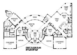 Luxury Mediterranean Home Floor Plan