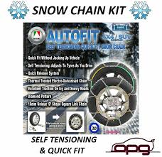 Details About Snow Chain Kit 4x4 4wd Suv 31 X 10 5 X 15 Tyres Wheels Rims Ca460