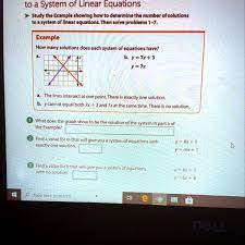 pleaseee toa system of linear equations