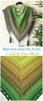 Lost In Time Shawl Crochet Free Pattern Trendy Women Shawl