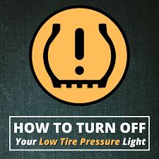 low tire pressure tpms light