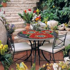 42 Knf Mosaic Patio Table Set W 4