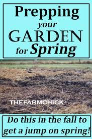 prepping your garden for spring planting