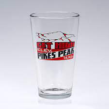 Pint Glass Get High Pikes Peak 1206