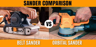 belt sander vs orbital sander