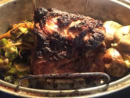 rib end pork roast is tender and juicy