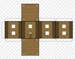 Minecraft figuren malvorlagen minecraft bastelvorlagen zum ausdrucken. Minecraft Paper House Click To Enlarge This Image Minecraft Bastelvorlagen Haus Hd Png Download 1083x800 4299142 Pngfind