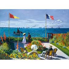 Puzzle Claude Monet Garden At Sainte