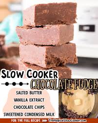 slow cooker fudge the magical slow cooker