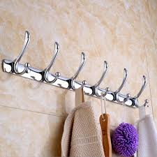 Heavy duty wall mounted clothes rack, wall mounted clothes rail, pipe rack, garment rack, clothes hanging rack, hanging rail, cloth rack. Stainless Steel 6 Hook Wall Mounted Coat Rack Hanging Clothes Hat Hanger Holder Hot Buy At The Price Of 10 37 In Aliexpress Com Imall Com