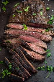 grilled flank steak with red wine