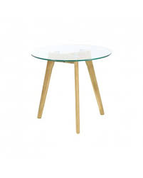 Wood Tripod Coffee Table 50cm