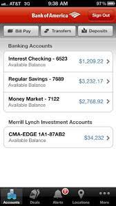 • review activity in checking, savings and credit card accounts. Bank Of America Mobile Banking Mobile Banking Bank Of America Banking App