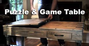 How To Build A Puzzle And Game Table