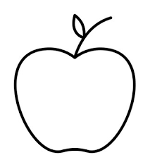 apple outline transpa images