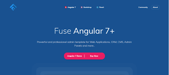 Fuse Angular 7 Material Design Admin Html Template