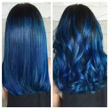 Bored with your hair at home? Sapphire Blue Hair Hair Styles Long Hair Styles Dyed Hair