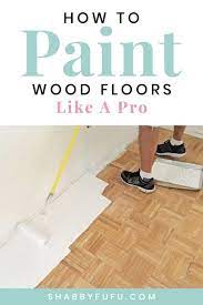 diy how to paint wood floors like a